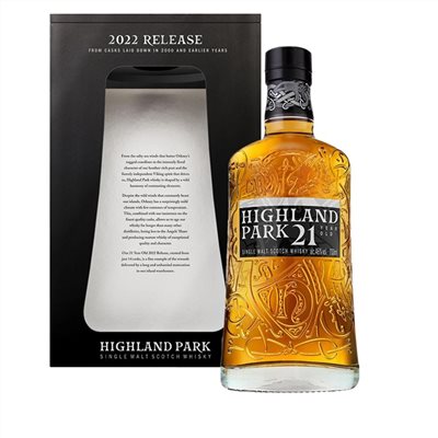 高原騎士 21年單一麥芽威士忌2022 Highland Park 21 Year Old Single Malt Whisky 2022