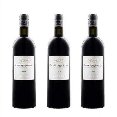 台階安地斯白馬(08.10.12年)三入組Terrazas Cheval des Andes Collection Coffret
