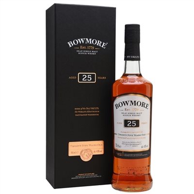 波摩 25年單一麥芽威士忌 Bowmore 25 Years Old Islay Single Malt Scotch Whisky