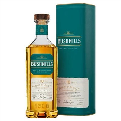 鉑仕麥(布什米爾) 10年愛爾蘭單一麥芽威士忌 Bushmills 10 Year Old Single Malt Irish Whiskey