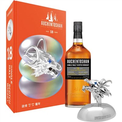 歐肯 18年單一麥芽威士忌 2024年新年禮盒 Auchentoshan 18 Year Old Single Malt Whisky