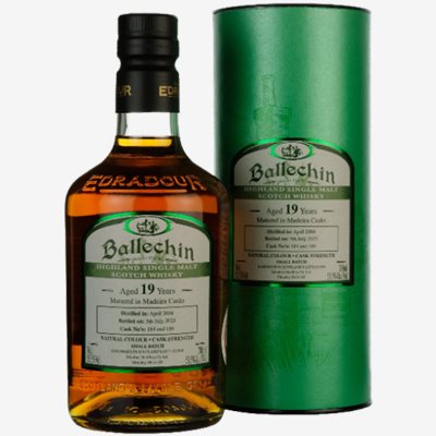 艾德多爾 泥煤19年馬德拉桶原酒批次限量版 Edradour Ballechin 19 Year Old 2004 Madeira Cask Small Batch Whisky