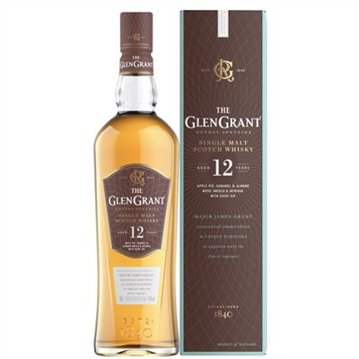 格蘭冠12年單一純麥威士忌 GLEN GRANT AGED 12 YEARS SINGLE MALT SCOTCH WHISKY