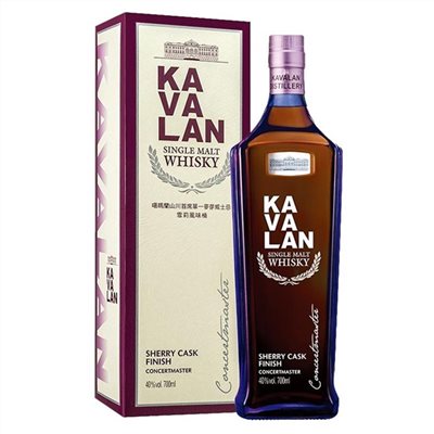 噶瑪蘭山川首席雪莉風味桶單一麥芽威士忌Kavalan Concertmaster Sherry Cask Finish Single Malt Whisky