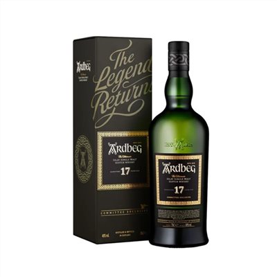雅柏17年傳奇回歸委員會限定版 Ardbeg 17 Years Old The Legend Returns
