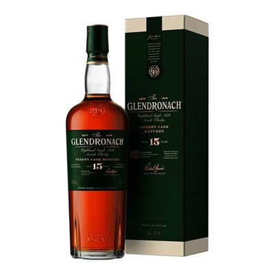 格蘭多納15年單一麥芽威士忌-新包裝 THE GlenDronach 15 Years Single Malt Scotch Whisky