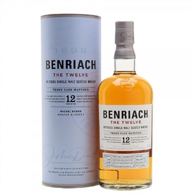 班瑞克12年單一麥芽威士忌THE BENRIACH 12 Y SMOKY SINGLE MALT SCOTCH WHISKY