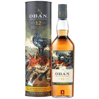 歐本12年原酒(2021臻選系列) OBAN 12Y 2021 SPECIAL RELEASE NATURAL CASK STRENGT