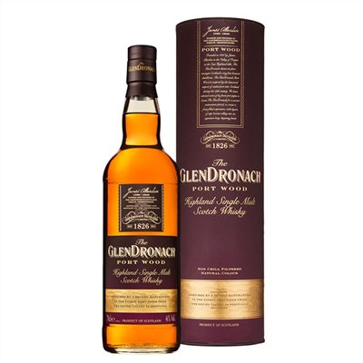 格蘭多納 波特桶單一麥芽威士忌  GLENDRONACH PORT WOOD SINGLE MALT SCOTCH WHISKY