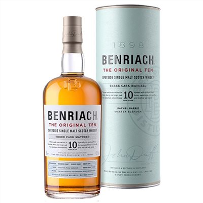 班瑞克 10年經典單一純麥威士忌 BENRIACH 10 YEARS OLD SINGLE MALT SCOTCH WHISKY