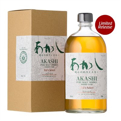 明石杜氏嚴選雪莉桶純麥威士忌 AKASHI Pure Malt Whisky – Toji’s Select