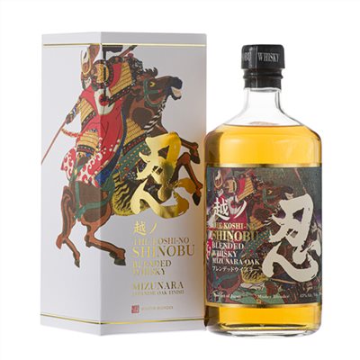 忍調和威士忌 水楢桶熟成  The Koshi-No Shinobu Blended Whisky Mizunara Oak Finish