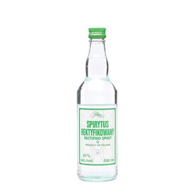 波蘭生命之水精餾伏特加80％SPIRYTUS REKTYFIKOWANY RECTIFIED SPIRIT 80％
