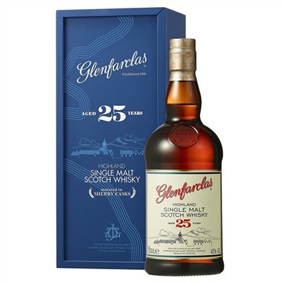 格蘭花格25年單一麥芽蘇格蘭威士忌Glenfarclas 25Years Highland Single Malt Scotch Whisky