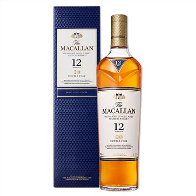 麥卡倫12年雪莉雙桶單一麥芽蘇格蘭威士忌Macallan Double Cask 12 Years Old Highland Single Malt Scotch Whisky  