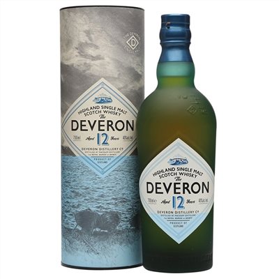 德富12年 單一純麥威士忌DEVERON 12Y HIGHLAND SINGLE MALT SCOTCH WHISKY  (促銷價)