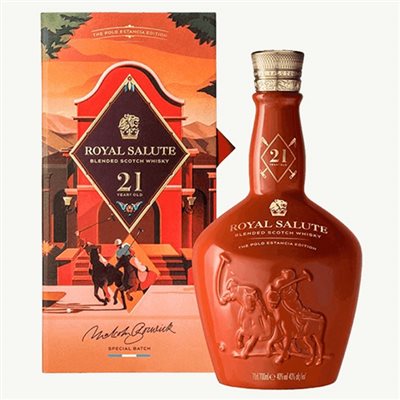 皇家禮炮21年阿根廷馬球版第四版 Royal Salute 21 Year Old Snow Polo Estancia Edition