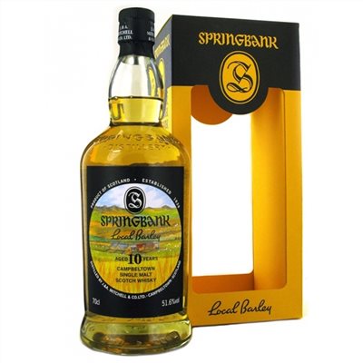 雲頂10年坎培爾鎮大麥單一麥芽威士忌Springbank Local Barley 10 Years Single Malt Scotch Whisky