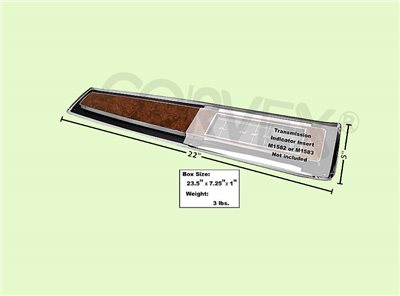 PART #:  CV07-M187A  ∞ CONSOLE  DOOR TOP PLATE