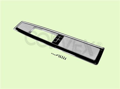 PART #:  CV07-M188 ∞  CONSOLE  DOOR TOP PLATE