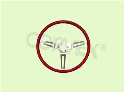 PART #:  CV07-SW01S-RD ∞  STEERING WHEEL  