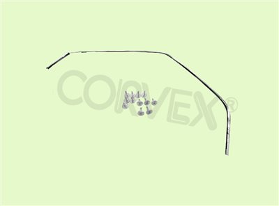 PART #:  FD01-M78R ∞  ROOF DRIP RAIL  WEATHERSTRIP CHANNEL  TRPART #:  ACK 