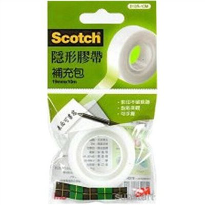 3M 810R-1/2隱形膠帶補充包( 12mm*11.4M)