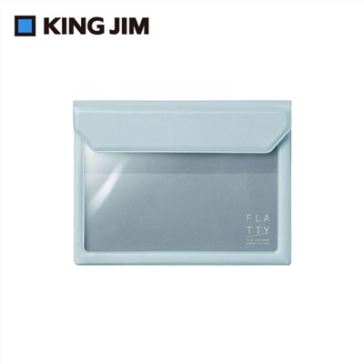【KING JIM】FLATTY多用途收納袋 A6  (多色) 5360
