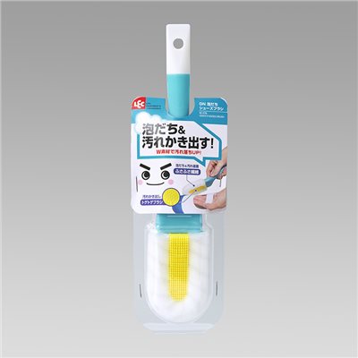 日本 LEC 激落君 細纖維 鞋子U型刷