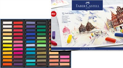 Faber-Castell輝柏 創意工坊軟性粉彩條-72色(128272)
