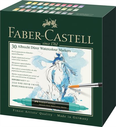 *需預訂 Faber-Castell輝柏 雙頭水彩麥克筆套組/麥克筆-30支入160330