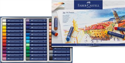 Faber-Castell輝柏 創意工坊油性粉彩條/油畫棒-36色(127036)
