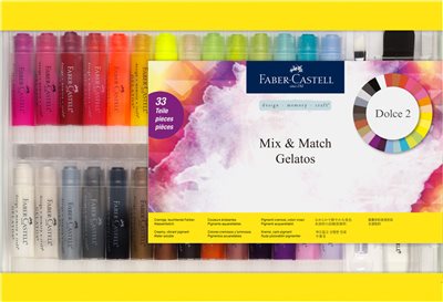 ＊需預訂 Faber-Castell輝柏 創意工坊紅水性蠟筆33項禮盒組/口紅蠟筆