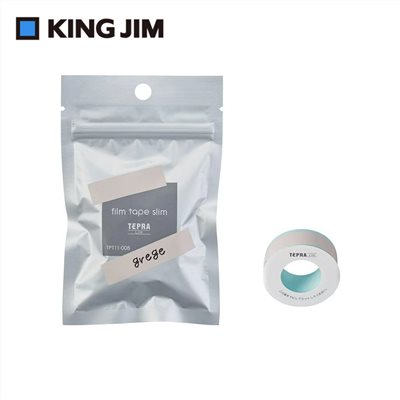 【KING JIM】TEPRA LITE 熱感式標籤薄膜素色自黏膠帶 11mm (多色)