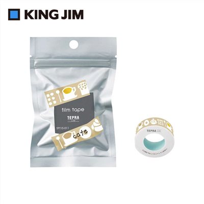 【KING JIM】TEPRA LITE 熱感式標籤薄膜自黏膠帶 15mm(多款)