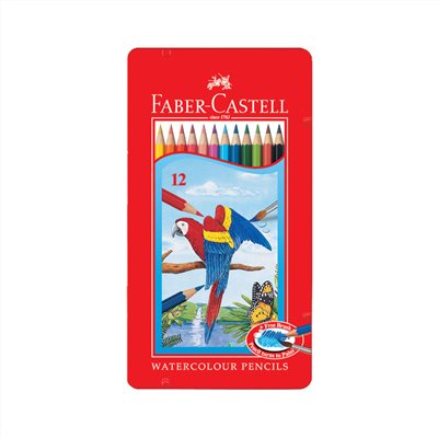 Faber-Castell輝柏 紅色系 水性彩色鉛筆-12色(115913)