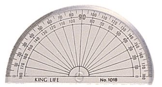 徠福 Life 半圓分度器(NO.1018)