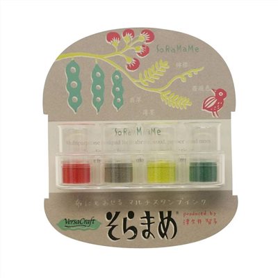 *需預訂【TSUKINEKO日本月貓】豆子布用4色印台 悠悠球 (VKB-402)