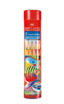Faber-Castell 水性彩色鉛筆 棒棒筒裝-12色(115912)