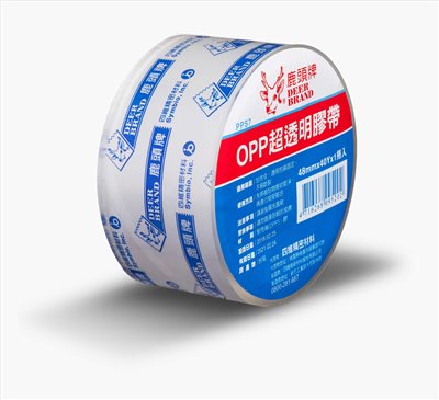 四維鹿頭牌 48mm*40Y OPP透明膠帶/封箱膠帶(PPS7)-單捲裝