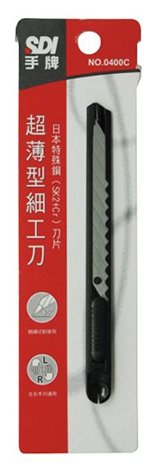 SDI手牌  超薄型小美工刀 (0400C)