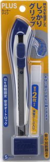 PLUS普樂士 CU-004 美工刀(附廢棄盒.刀片)35-332