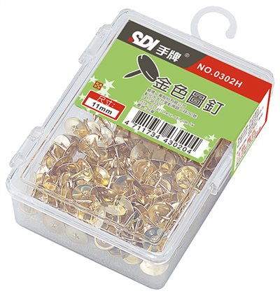手牌  35元系列 金色圖釘 (0302H)