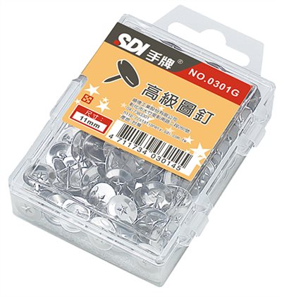 SDI手牌  25元系列 圖釘 (0301G)