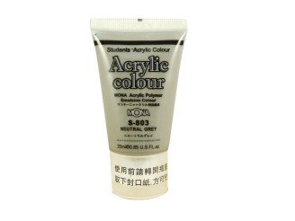 MONA蒙納 S-803 壓克力水彩顏料(灰) 25ml