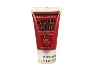 MONA蒙納 S-201 壓克力水彩(深紅) 25ml
