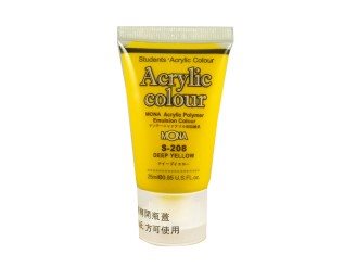 MONA蒙納 S-208 壓克力水彩(深黃) 25ml