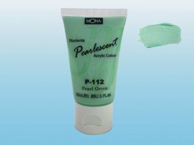 MONA蒙納 P-112 珠光 壓克力顏料(珍珠綠)