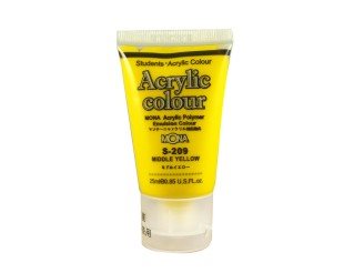 MONA蒙納 S-209 壓克力水彩顏料(黃) 25ml