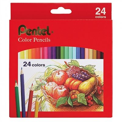 飛龍Pentel 彩色鉛筆24色(CB8-24TH)